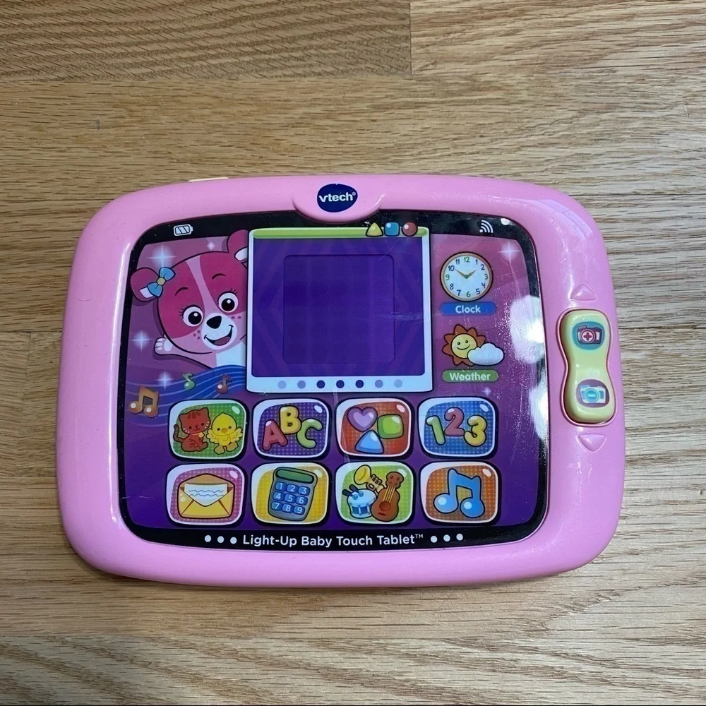 V-tech Light Up Baby Touch Table Kids Toy Pink